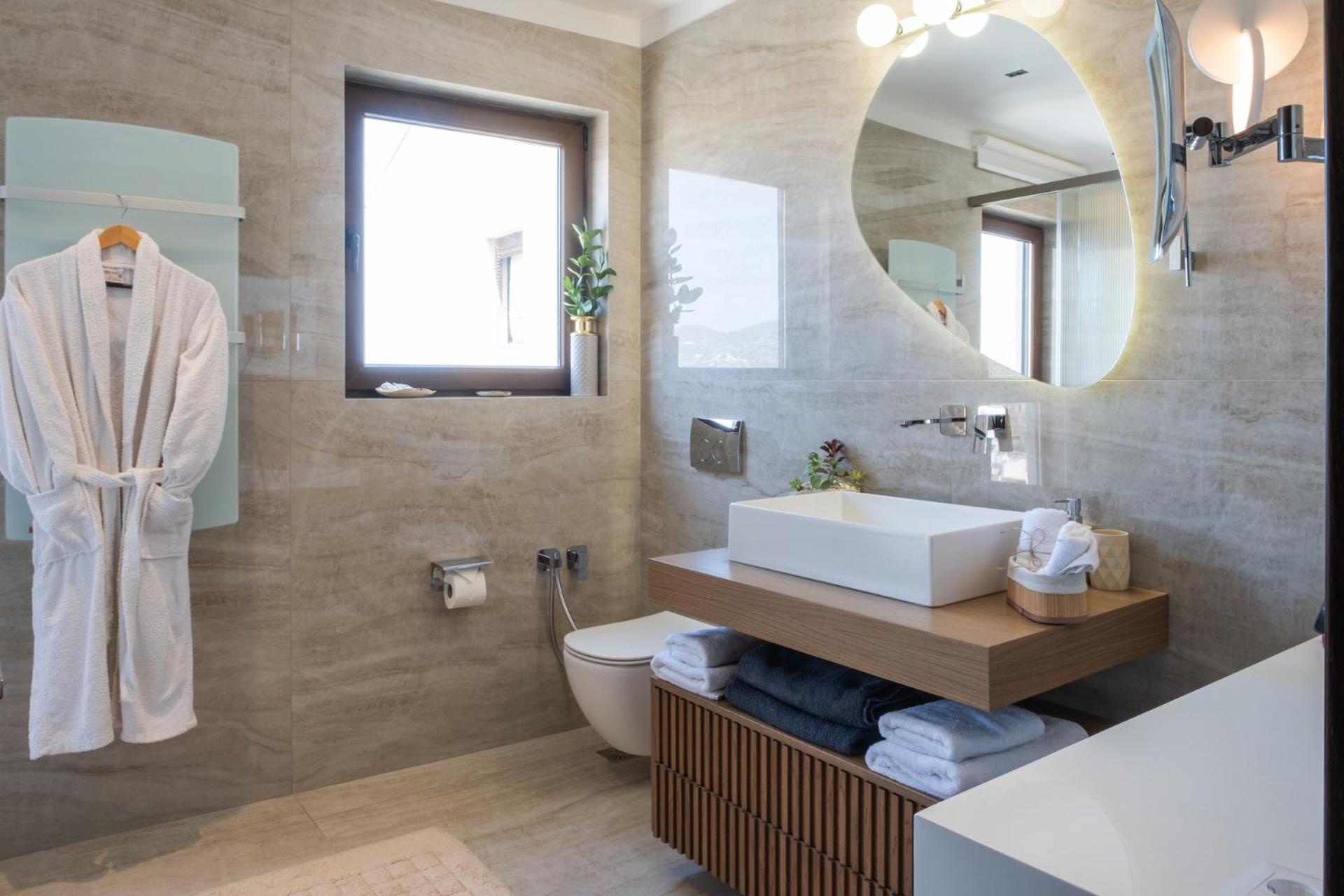 Thea Panoramic Sea View Apartment อายิโอสนิโกลาโอส ภายนอก รูปภาพ
