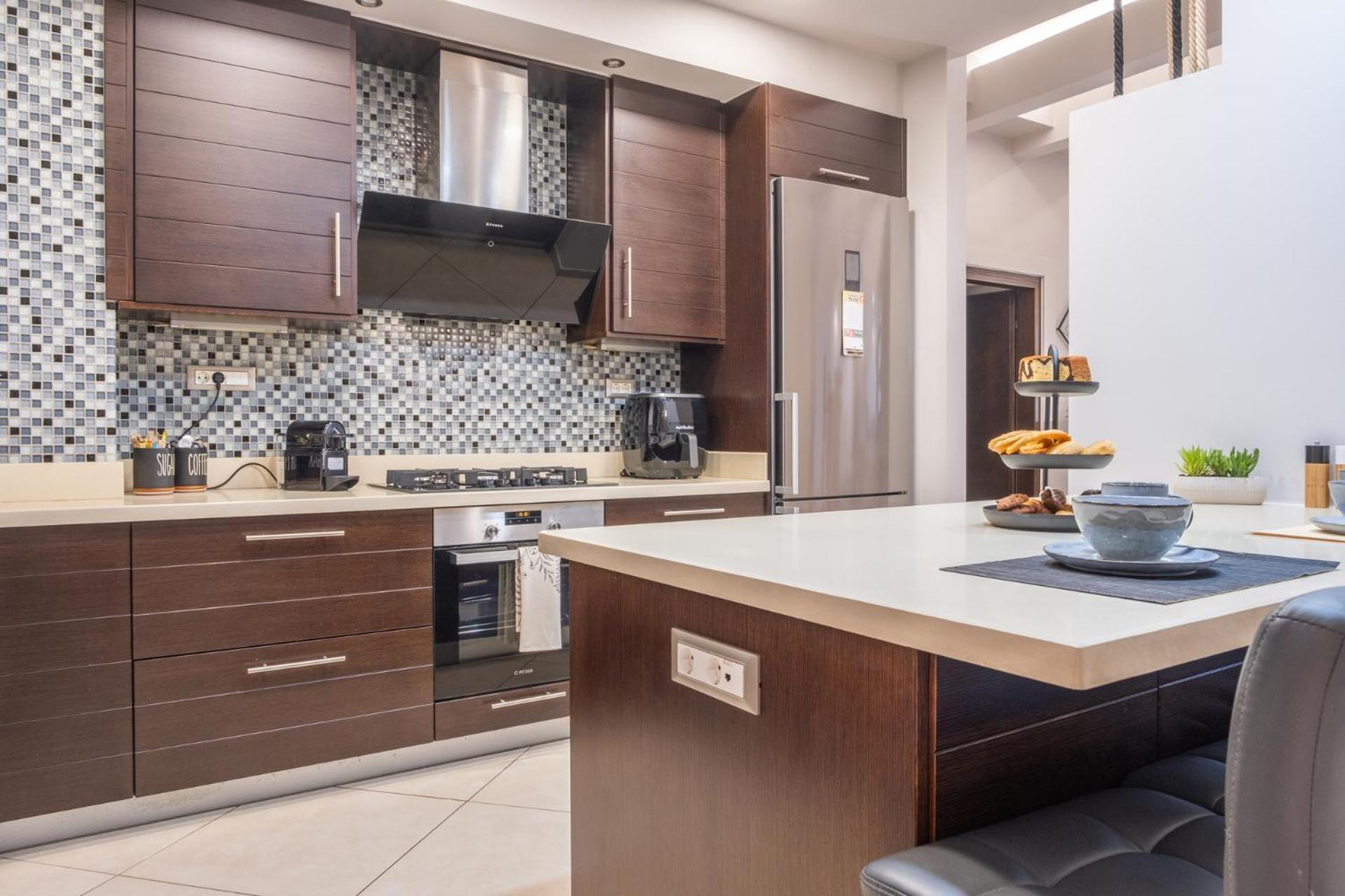 Thea Panoramic Sea View Apartment อายิโอสนิโกลาโอส ภายนอก รูปภาพ