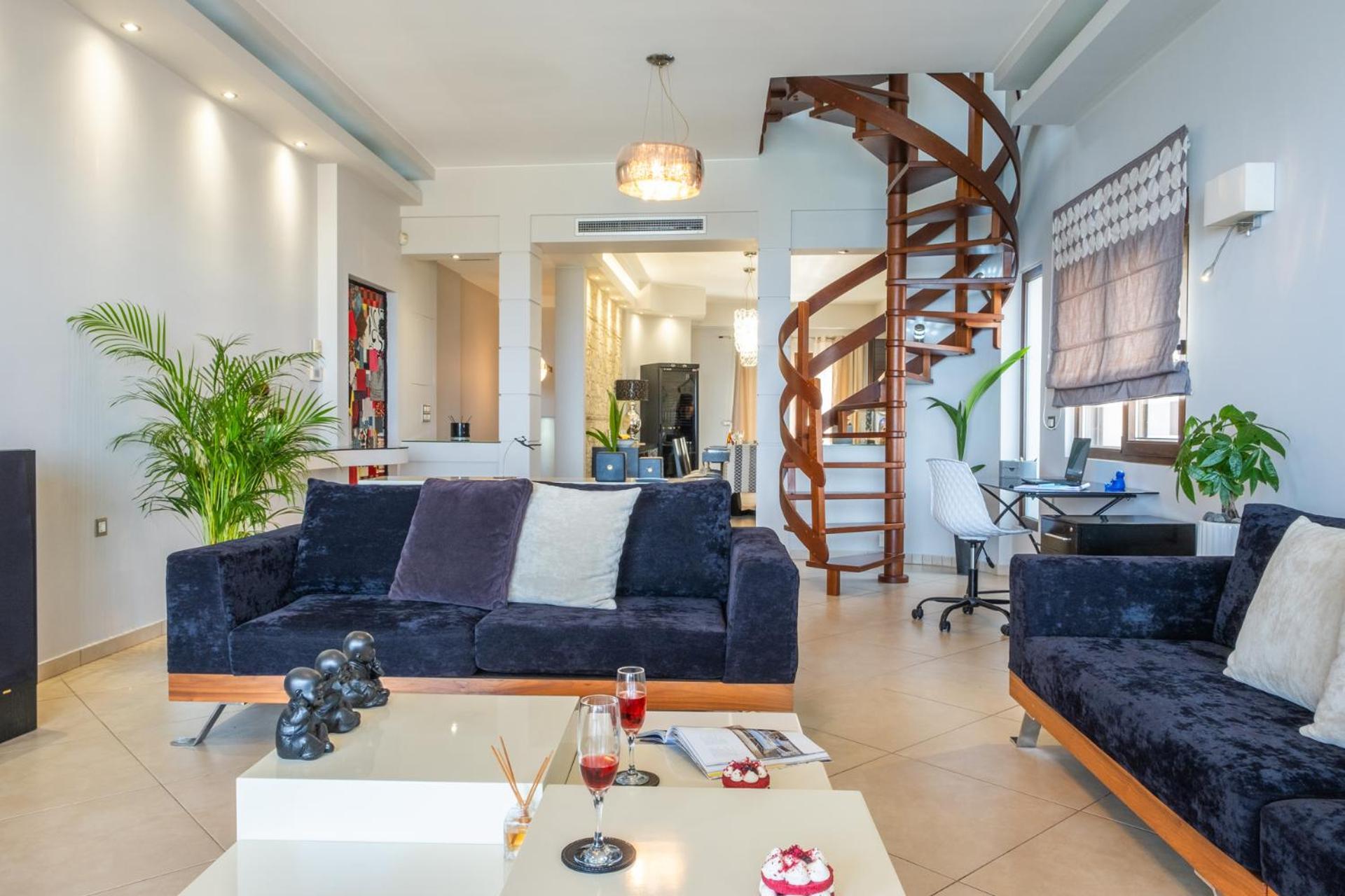 Thea Panoramic Sea View Apartment อายิโอสนิโกลาโอส ภายนอก รูปภาพ