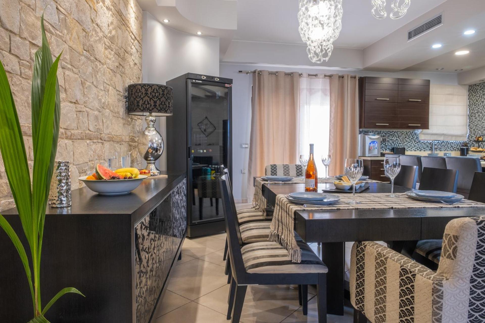 Thea Panoramic Sea View Apartment อายิโอสนิโกลาโอส ภายนอก รูปภาพ